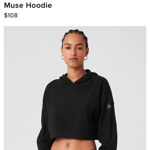 Alo Muse hoodie size small black